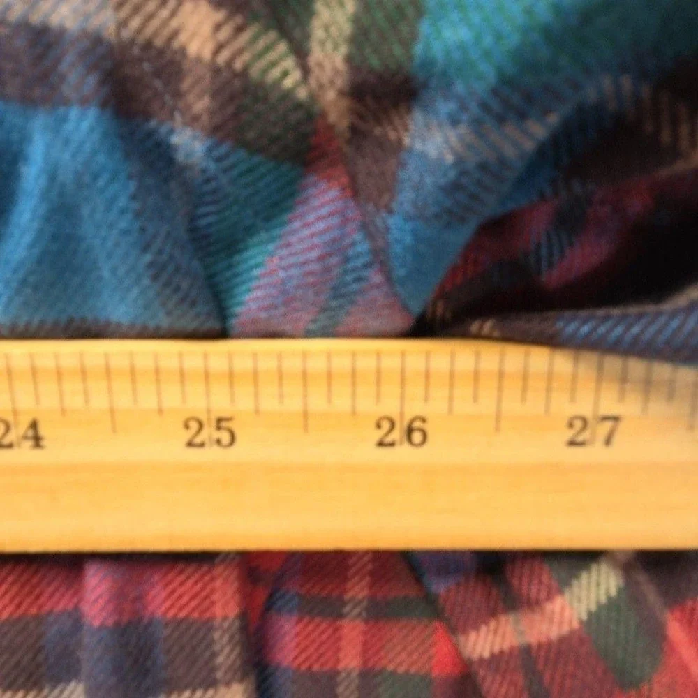 Polo Ralph Lauren Flannel Shirt Mens XXL Blue Red Plaid Performance Stretch